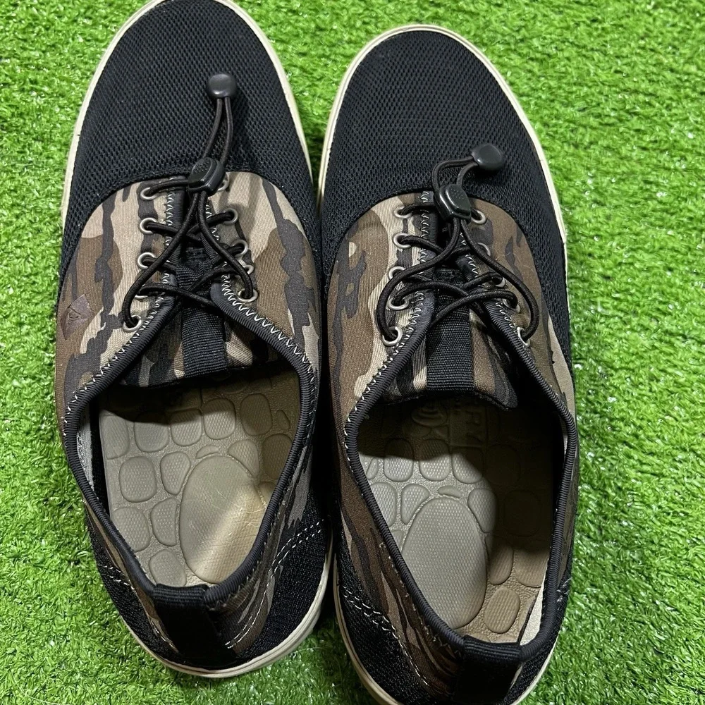 Mossy Oak Bottomland Shoes SZ 10 Perry Camo Boat Cutwater‎ Quick Dry Deck Shoe